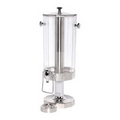 11 Liter Beverage Dispenser with Ice Tube Brushed Stainless Steel